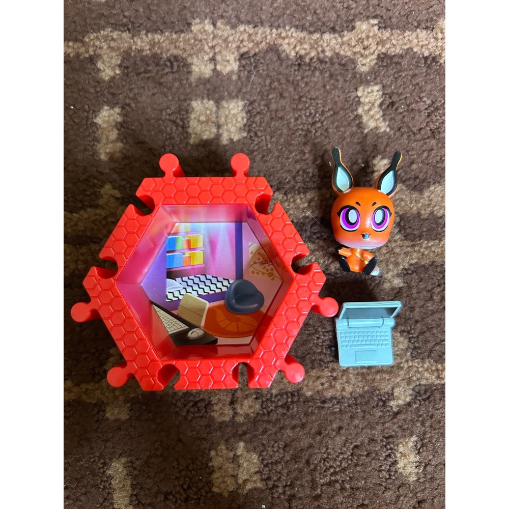 Miraculous Ladybug Kwami Lifesize Pod Trixx Fox Figure with Laptop Accessory